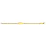 Gravurarmband / ID-Bracelet 750/18 K Gelbgold 1.9 mm - BBE100114