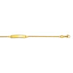 Gravurarmband / ID-Bracelet 750/18 K Gelbgold 1.9 mm