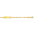 Gravurarmband / ID-Bracelet 750/18 K Gelbgold 2.4 mm