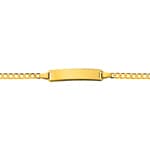 Baby Bracelet 750/18 K Yellow Gold 2.4 mm