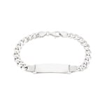 Gravurarmband Panzer 925 Silber 8.0mm - AR-925-140