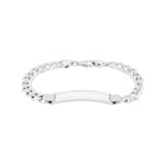 Bracelet gourmette à graver argent 925 8.0mm
