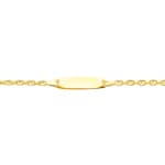 Baby Marine Bracelet 750/18 K Yellow Gold 2.8mm - 14cm