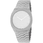 Gucci 25H Silver 38mm - YA163407