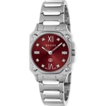 Gucci G-Flat Diamonds Rot 24mm