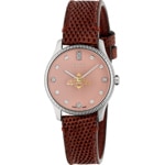Gucci G-Timeless Slim S Bee Second Diamonds
