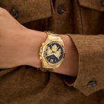 Guess Equity Day Date Gold / Blue - GW0703G6