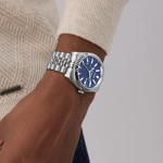 Guess Jaden Date Argenté / Bleu - GW0977G1