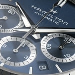 Hamilton Jazzmaster Performer Auto Chrono Bleu Foncé 42mm - H36616140