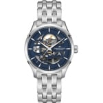 Hamilton Jazzmaster Skeleton Auto Blau