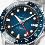 Hamilton Khaki Navy Scuba Auto GMT 43 Bleu - H82535140