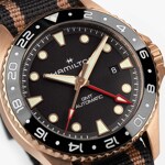 Hamilton Khaki Navy Scuba Auto GMT 43 Bronze - H82565930