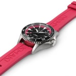 Hamilton Khaki Navy Scuba Auto Hot Pink - H82395330