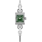 Hamilton Lady Necklace Watch Green/Silber