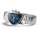 Hamilton Shaped Ventura Chrono Quartz Blue - H24432141