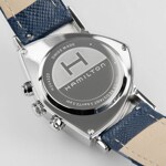 Hamilton Shaped Ventura Chrono Quartz Blue - H24432941