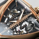 Hamilton Shaped Ventura Elvis80 Skeleton Rosé - H24525331