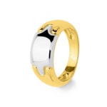 Herrenring 375/9 K Gelbgold rhodiniert - 9K1411