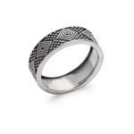 Herrenring Quantum 925 Silber mit Ornament - RI-1907700-925