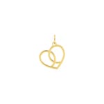 Herzanhänger 750/18 K Gelbgold