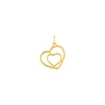 Herzanhänger 750/18 K Gelbgold