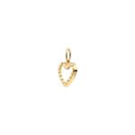 Pendentif cœur or jaune 750/18 ct - 648401