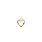 Pendentif cœur or jaune 750/18 ct - 648401