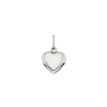 Heart Pendant 750/18 K White Gold - TUP10292-002-2