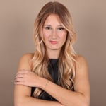 Herzarmband 750/18 K Gelbgold mit Diamanten 0.59 ct H/si - AR-46501-GG