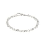 Herzarmband 750/18 K Weissgold mit Diamanten 0.59 ct H/si