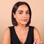 Heart Stud Earrings 750/18 K Yellow Gold - 191853.6