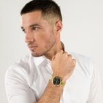 Hugo Boss Cheswik Date Goldig / Schwarz - 1514312