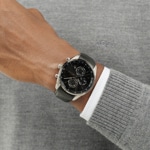 Hugo Boss Grand Prix Chronograph Leder Schwarz - 1514224