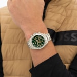 Hugo Boss Hero 2.0 Chronograph 44mm Silvery / Green - 1514268