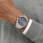 Hugo Boss Skytraveller Chronograph Bicolour / Blue - 1514247
