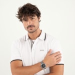 Hugo Boss Stratus Chrono Silbrig / Schwarz - 1514328