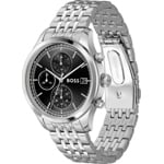 Hugo Boss Stratus Chrono Silbrig / Schwarz - 1514328