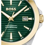Hugo Boss Strike Date Silbrig / Grün - 1514173