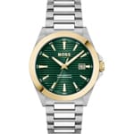 Hugo Boss Strike Date Silbrig / Grün