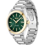 Hugo Boss Strike Date Silbrig / Grün - 1514173