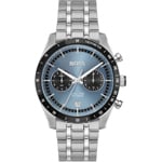 Hugo Boss Tourmaster Dual Time Silbrig / Blau - 1514286