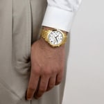 Jaguar Automatik Chronograph Day Date Goldig 45mm - J979/1