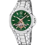 Jaguar Balancier Automatique Argenté / Vert 44mm