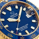 Jaguar Ceramic Diver Doré / Bleu - J1056/2