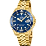 Jaguar Ceramic Diver Doré / Bleu - J1056/2