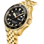 Jaguar Ceramic Diver Doré / Noir - J1056/1