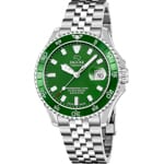 Jaguar Ceramic Diver Argenté / Vert