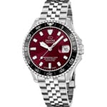 Jaguar Ceramic Diver Argenté / Rouge