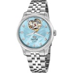 Jaguar Cœur Automatique Argenté / Bleu Clair