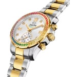 Jaguar Connected Lady Bicolor Goldig / Rainbow 37mm - J982/4